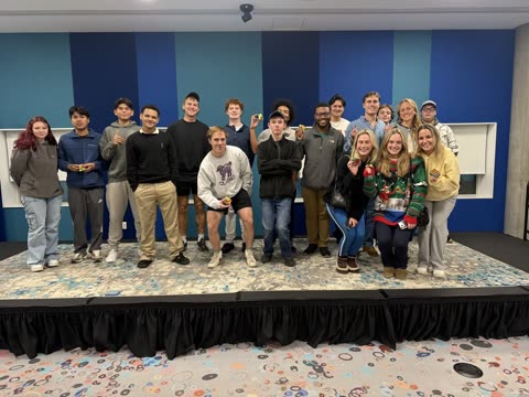Club meeting group photo from December 7, 2025
